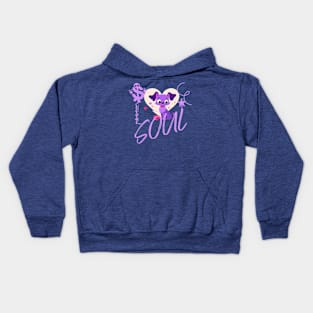 Cartoon Cheer Soul Dog Kids Hoodie